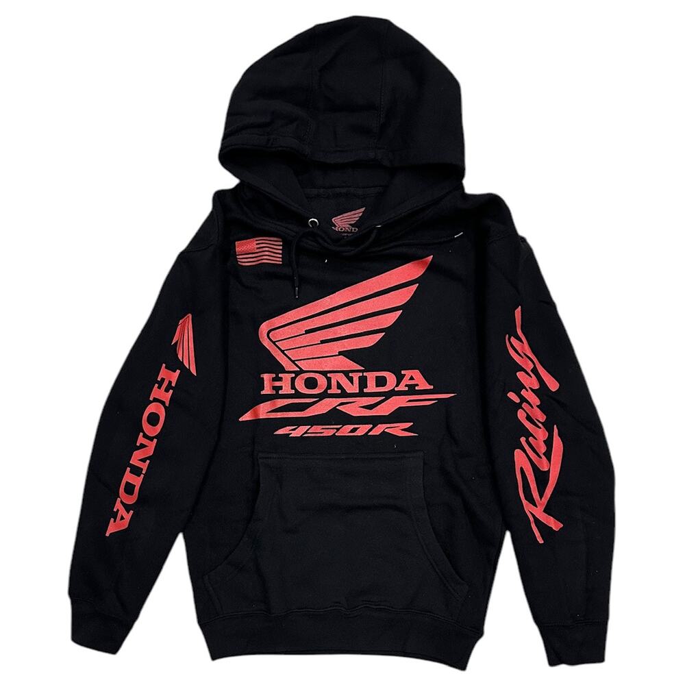 Honda Racing Team Men's Choice of Champs Hoodie Sweatshirt in Black